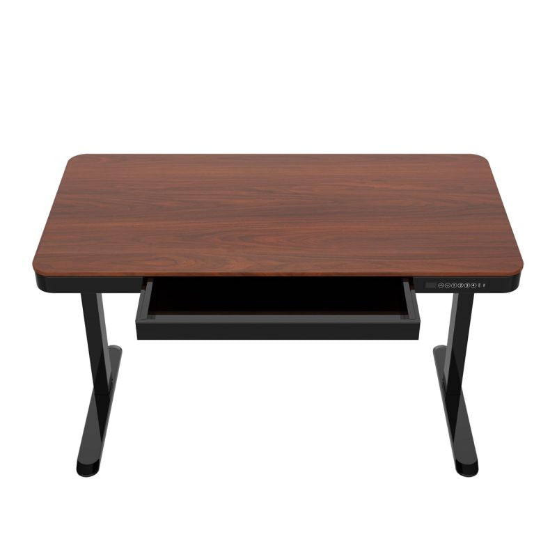 Tuckano ET119W-C Electric Height Adjustable Desk in Black/Walnut. Desk top dimensions: 120 x 60cm. Biurka/Biurka nowoczesne Your Sports Performance