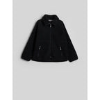 Women's loose sherpa fleece with stand-up collar 4F 4FWAW26TFLEF463-20S