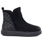 Women's insulated black ankle boots Potocki Z25-JE19365