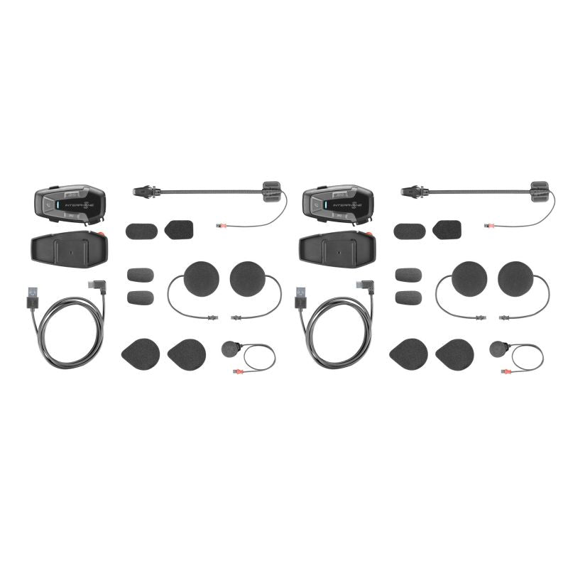 INTERPHONE U-COM 6R motorcycle intercom, set for 2 helmets In preparation Your Sports Performance