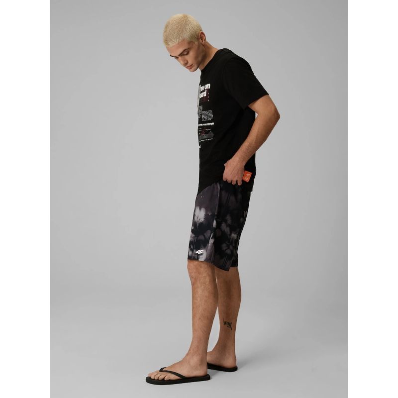 Men's 4F boardshorts with UPF50+ sun protection 4FRSS26UBDSM267-90A