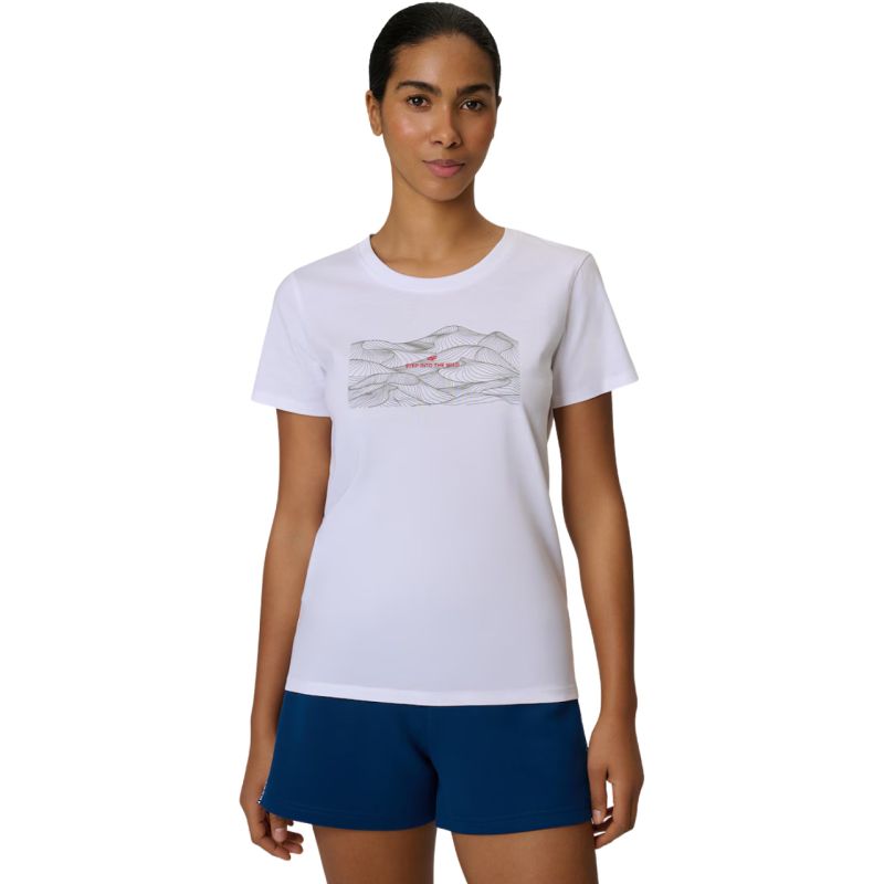 Women's T-shirt 4F F2785 white 4FWSS26TTSHF2785 10S