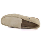 Men's beige leather loafers Bugatti TT153108 Bugatti