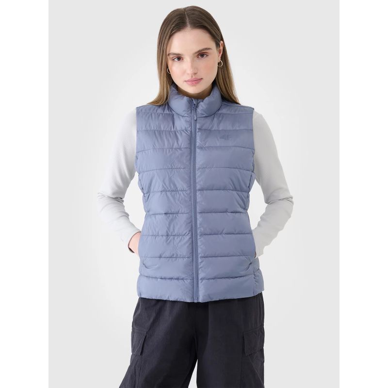 Women's down vest with synthetic filling 4F 4FWSS25TVJAF284-32S *Kategoria tymczasowa Your Sports Performance