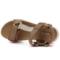 Women's platform sports sandals camel Artiker 58C1231 Artiker