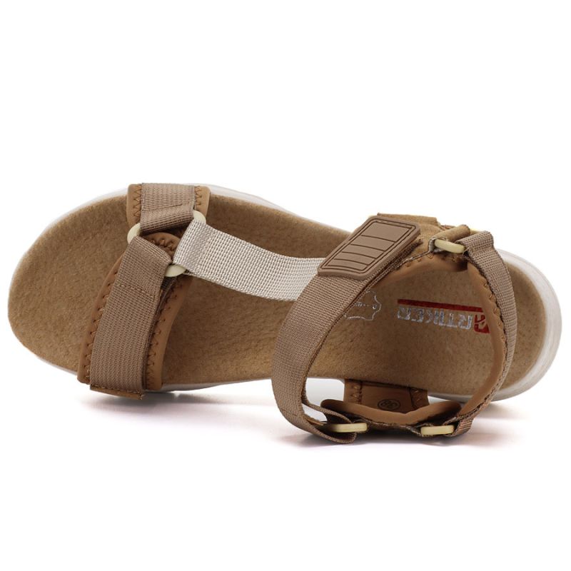Women's platform sports sandals camel Artiker 58C1231 Artiker