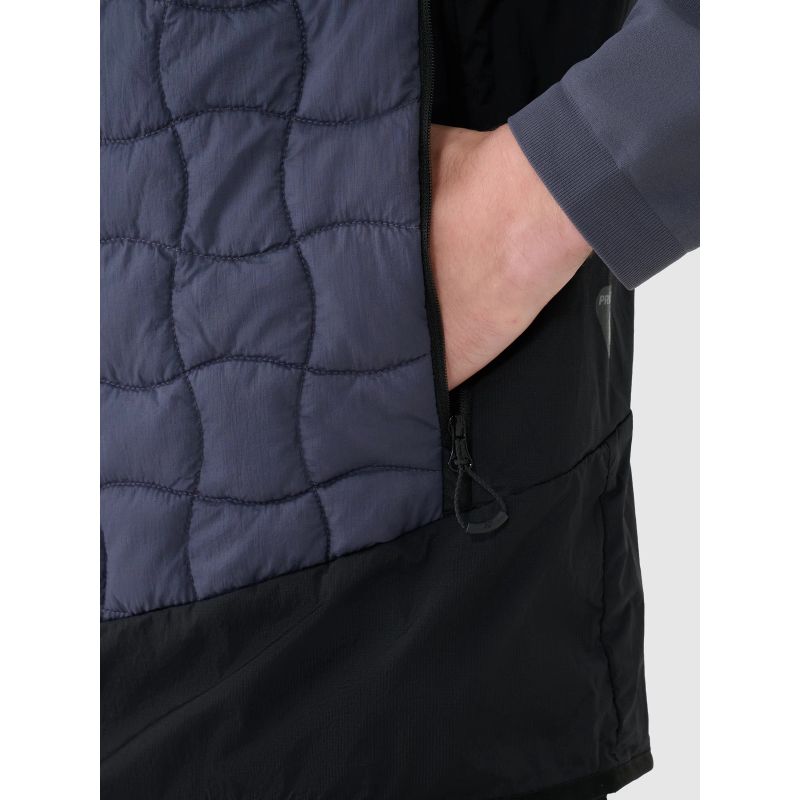 Men's down trekking vest with Primaloft filling Black 4F 4FWSS25TVJAM177-22S *Kategoria tymczasowa Your Sports Performance