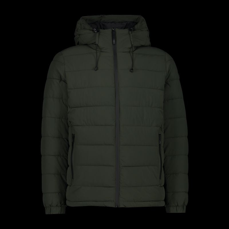 CMP men's winter sports jacket with hood, insulated, green (34K0167/F905) CMP
