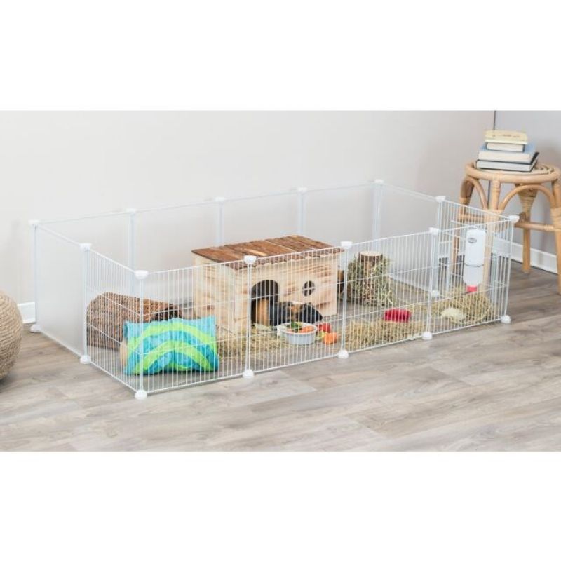 Indoor run, for guinea pigs/rabbits, white, 140 x 35 x 70 cm Dla małych zwierząt/Kojce i wybiegi Your Sports Performance