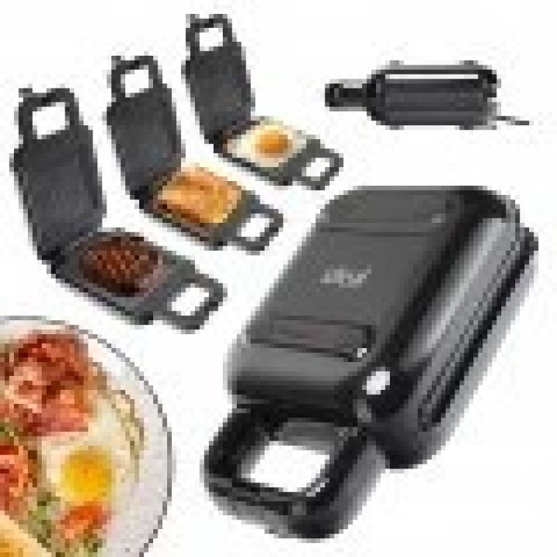 ELDOM MINI MULTIFUNCTIONAL TOAST MAKER IK2500 IDEAL AGD - Produkty/Opiekacze Your Sports Performance