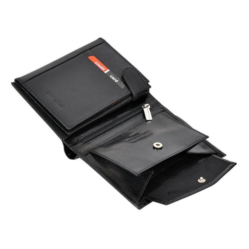 Pierre Cardin Men's Premium Leather RFID Zipper Wallet - YS520.1-326 Akcesoria i sprzęt koszykarski/Torby i plecaki Your Sports Performance