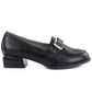 Women's black block heel shoes M. DASZYŃSKI SA267-2 M. Daszyński