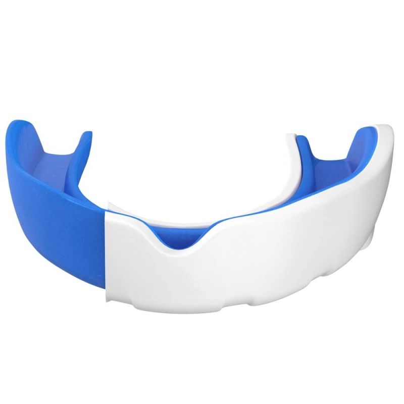 Gel Mouthguard + Box - White and Blue | GelTech ochraniacze zębów Your Sports Performance