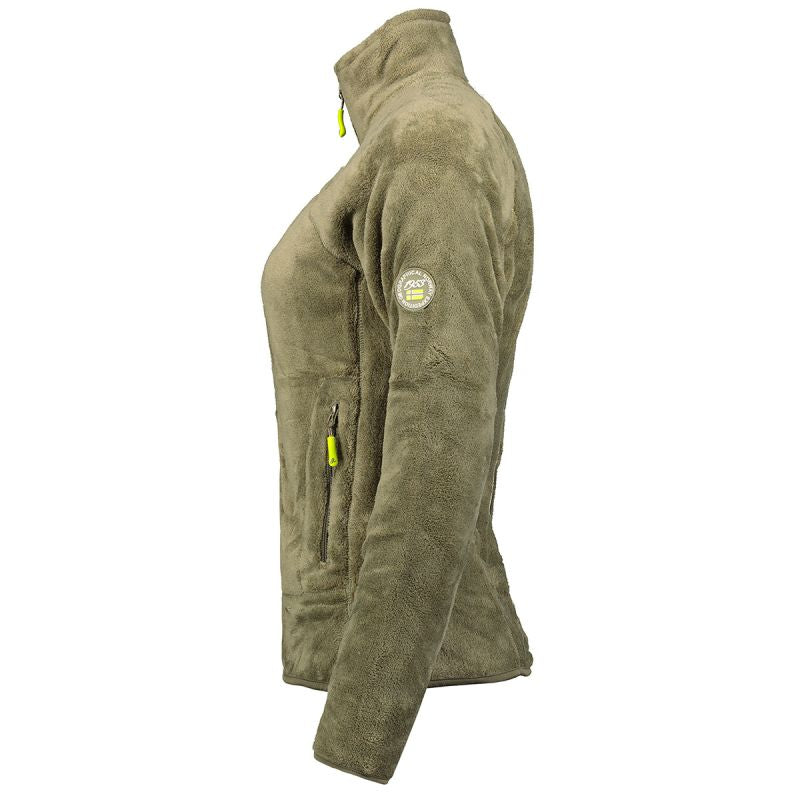 Geographical Norway Women’s Fleece Jacket UPALINE OLIVE DB LADY 047-1 (WZ4071F/GN-OLIVE)