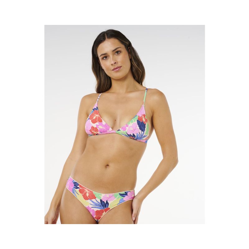 Women's RIP CURL Party Wave Cheeky Hipster Pant Multicolor Bikini Bottom