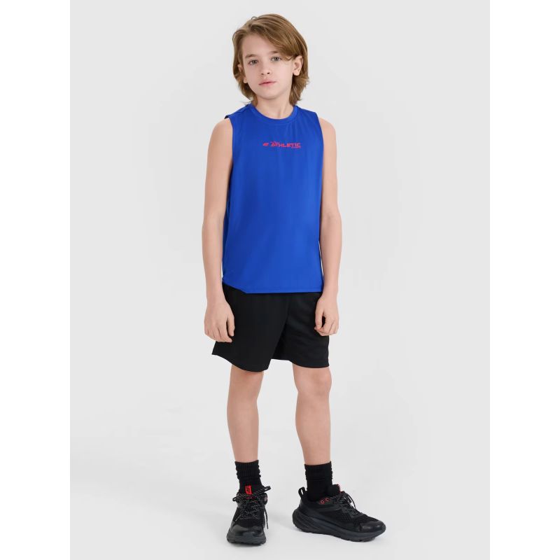 Boys' quick-drying sports shorts 4F 4FJWSS25TFSHM0859-20S *Kategoria tymczasowa Your Sports Performance