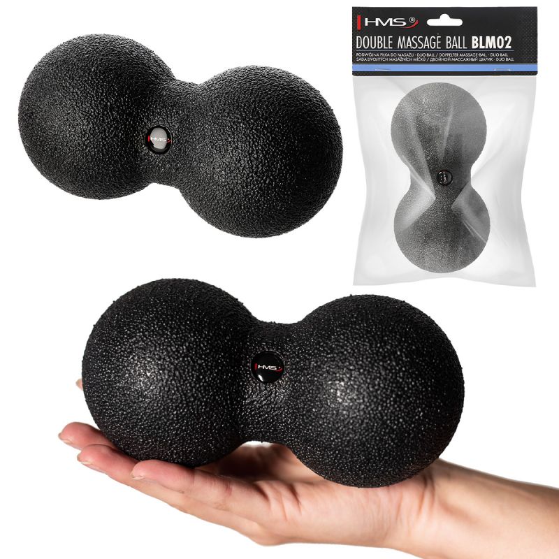 Double massage ball / Duo Ball HMS BLM02 8 * 16CM Accessories/Training equipment/Masażery Your Sports Performance