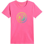 Women's T-shirt 4F F2718 fuchsia 4FWSS26TTSHF2718 55S