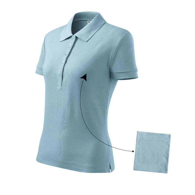 Malfini Cotton polo shirt W MLI-21315 sky blue Clothing/Lifestyle/T-shirts/Malfini Malfini