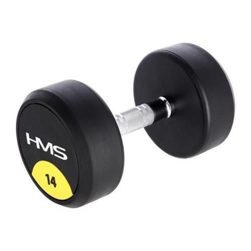 Rubber-coated dumbbell 14kg HMS HG PRO 14 In preparation Your Sports Performance