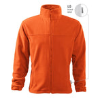 Men's Fleece Jacket (Orange 11 (Brand Label)) In preparation Your Sports Performance