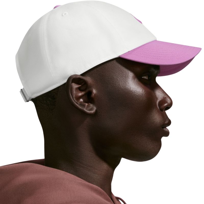 Nike Club Cap White and Pink FB5368 103