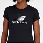 New Balance Essentials Stacked Logo CO BK T-shirt W WT31546BK Clothing/Lifestyle/T-shirts/New Balance New Balance