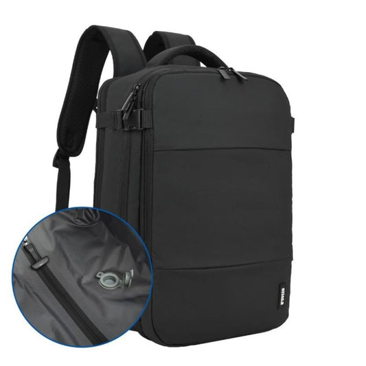 NOVEEN CTB500 Black 40x20x25 Cabin Travel Backpack with Pump Bagaż/Plecaki Your Sports Performance