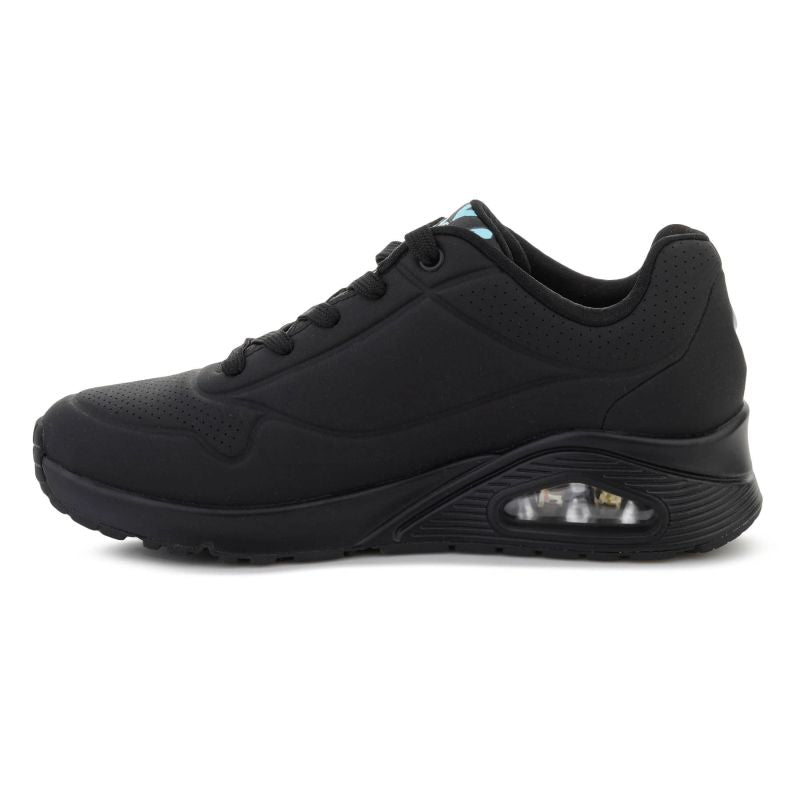 SKECHERS UNO-SPREAD THE LOVE BLACK/PURPLE/TURQUI 155507-BPTQ