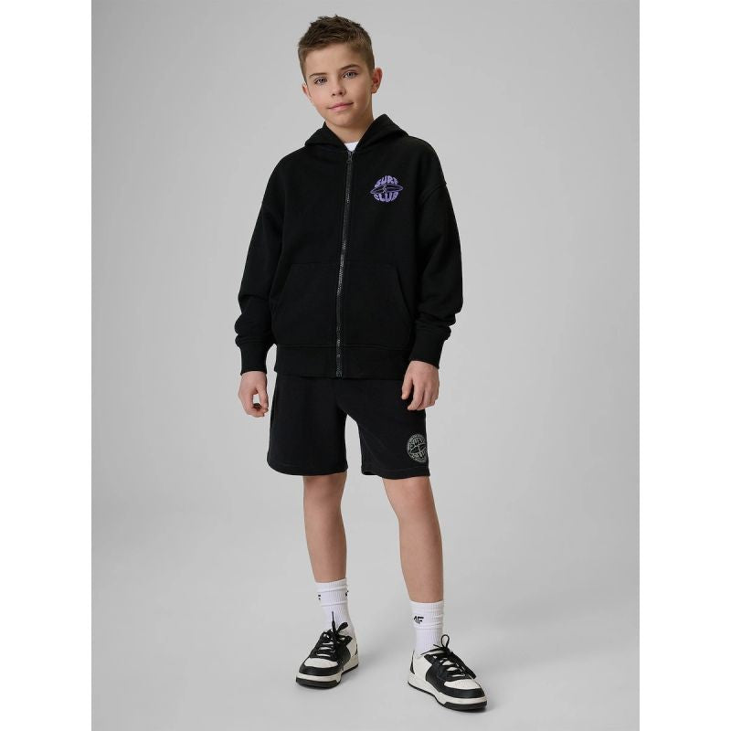 Boy's loose hooded sweatshirt 4F 4FJRSS26TSWSM2934-20S