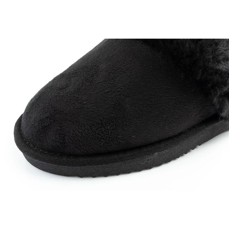 O'neill Pomnio women's slippers, insulated slip-on slippers, fashionable, warm, black ONeill
