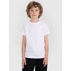 Regular plain T-shirt (SET OF 2) for children 4F 4FJRAW25TTSHU3157-91S *Kategoria tymczasowa Your Sports Performance