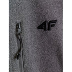 Regular men's fleece with stand-up collar 4F 4FRAW26TFLEM542-24M
