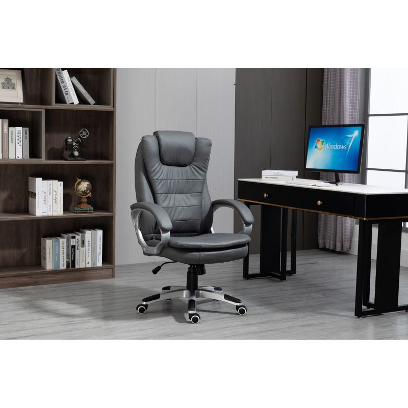 Activejet Heated Massage Office Chair YK7304 Gray Fotele/Fotele biurowe Your Sports Performance