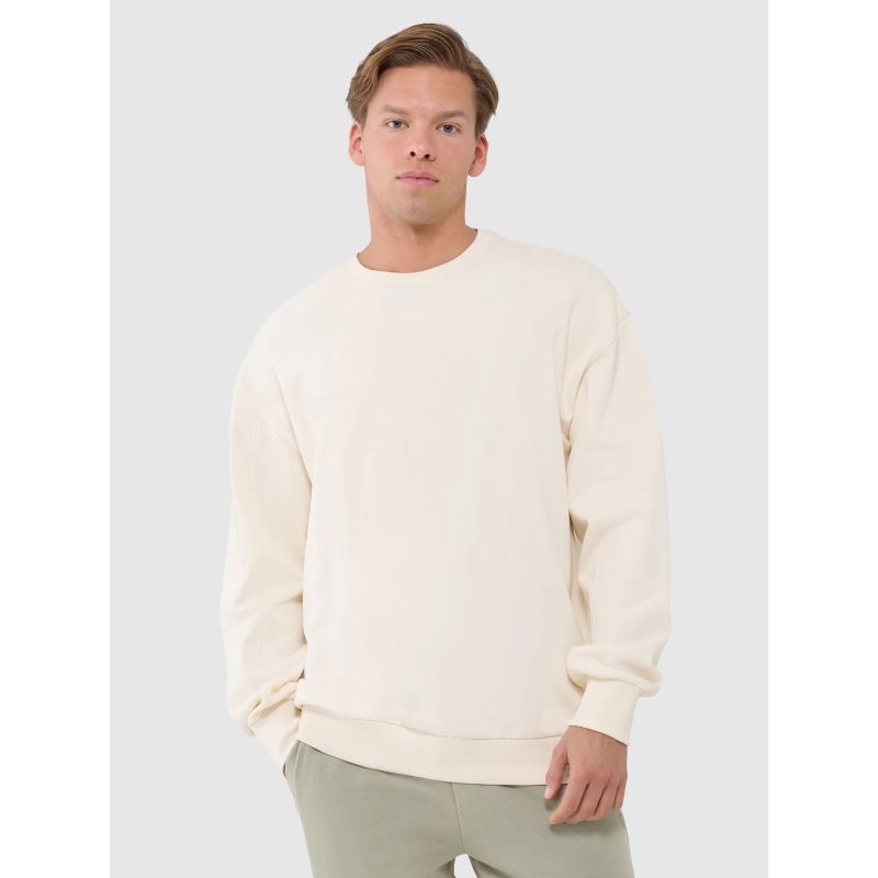 Men's oversize sweatshirt without zipper, without hood 4F 4FWSS25TSWSM1536-80S-12S *Kategoria tymczasowa Your Sports Performance