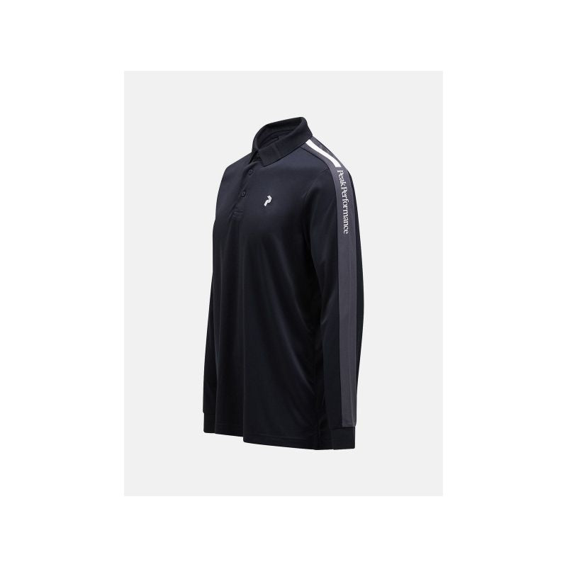 PEAK PERFORMANCE Player Long-Sleeve Polo Men black