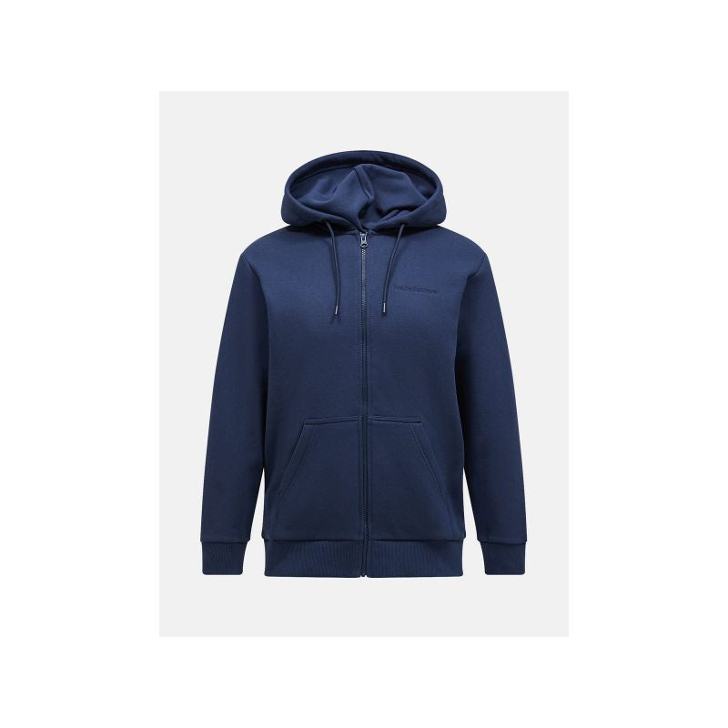Peak Performance M Original Small Logo Zip Men's Sweatshirt Navy Blue