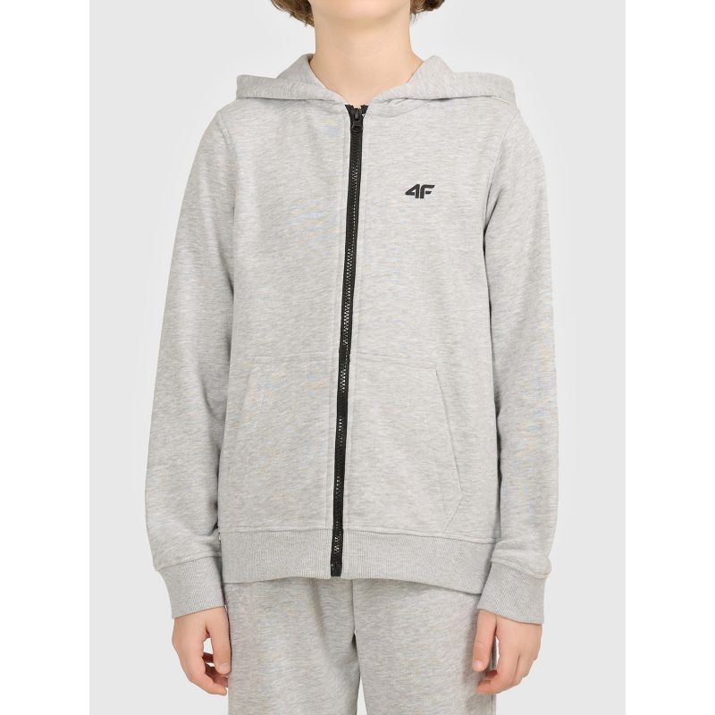 Boy's zip-up hoodie 4F 4FJWMM00TSWSM2754-27M