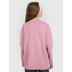 Oversized longsleeve with print for girls 4F 4FJRAW25TLONF543-54S 4f
