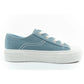 Lee women's sports shoes Isla sneakers blue platform Lee