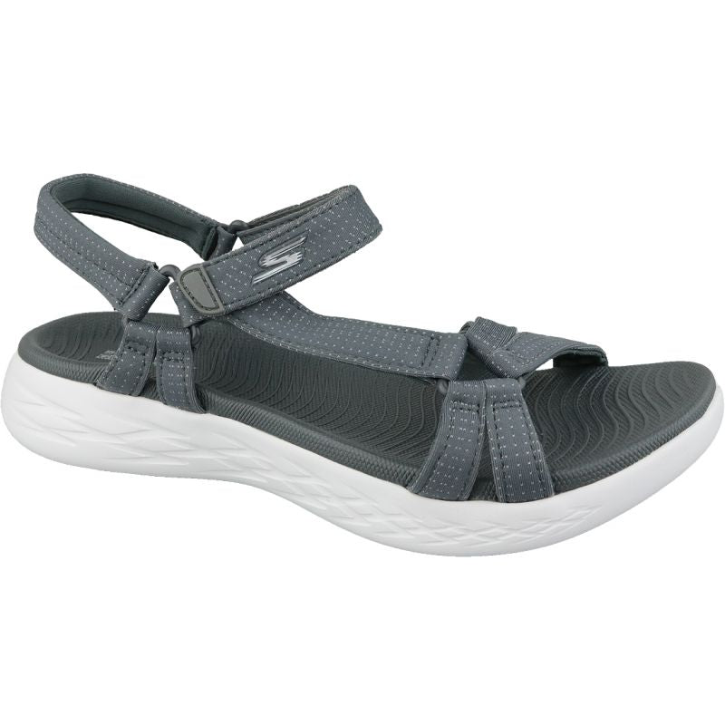 Skechers On The Go 600 Sandals 15316-CHAR Gray Footwear/Outdoor/Skechers Your Sports Performance