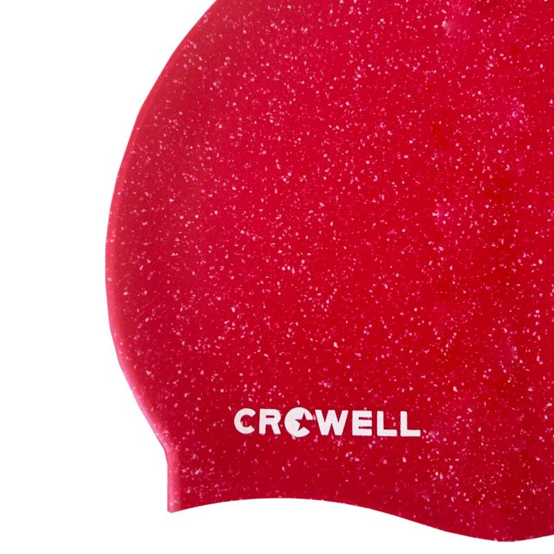 Silicone swimming cap Crowell Recycling Pearl red col.9 Accessories/Swimming accessories Your Sports Performance