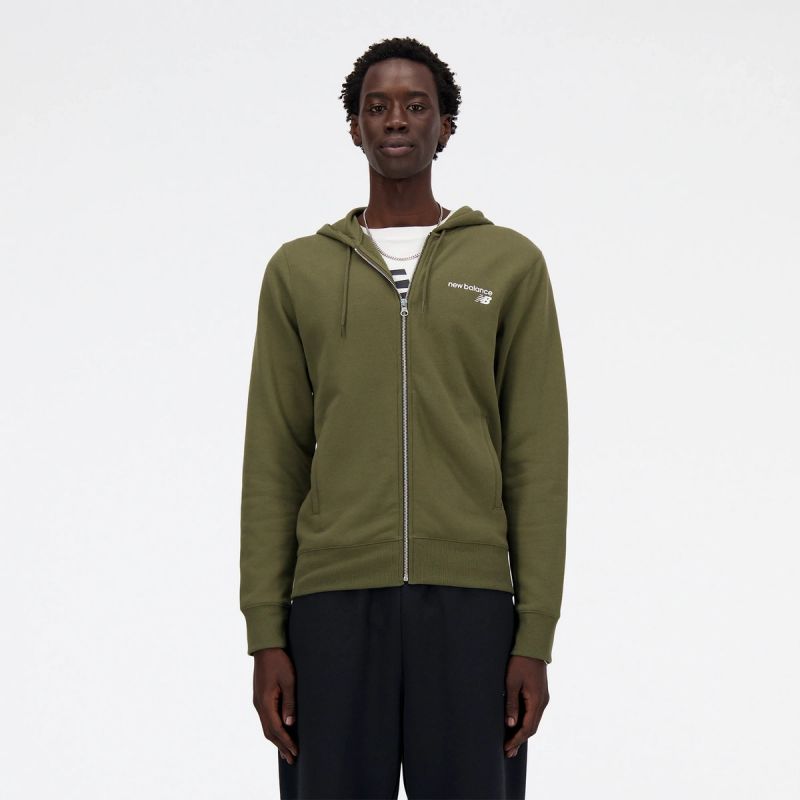 New Balance Classic Core Full Zipper Hoodie M MJ03907DMO Clothing/Outdoor New Balance