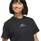 adidas Bow on Linear Logo Graphic Women's T-Shirt Black KB2400