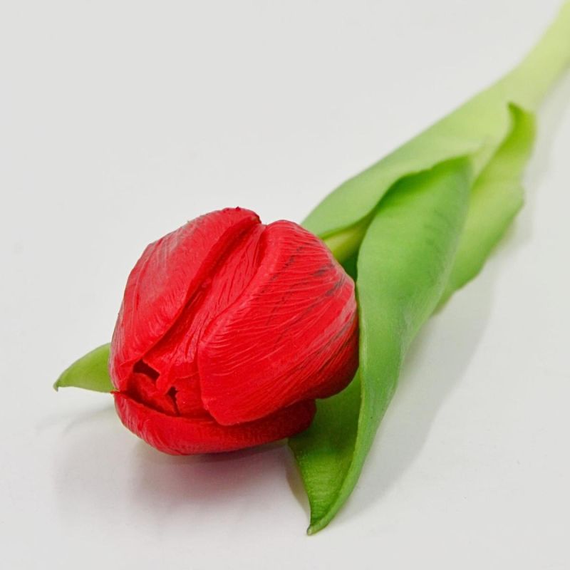RED TULIP 31CM LIFE-LIKE SPRING DECORATION Home and Garden/Equipment Your Sports Performance