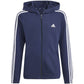 adidas Essentials 3-Stripes Full-Zip Hoodie Jr IB1667 Clothing/Training Adidas