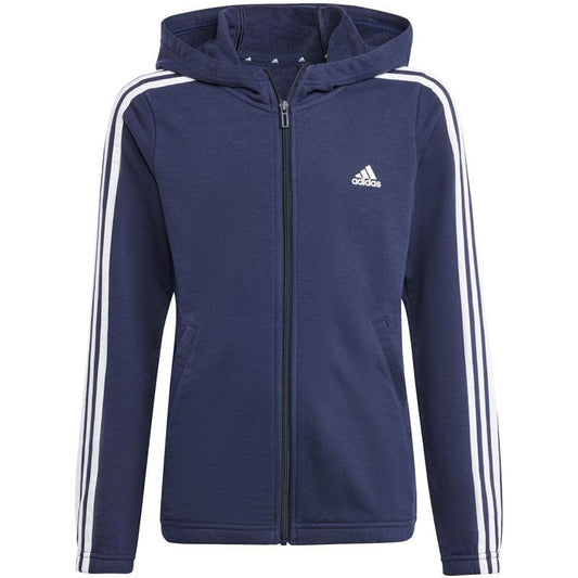 adidas Essentials 3-Stripes Full-Zip Hoodie Jr IB1667 Clothing/Training Adidas