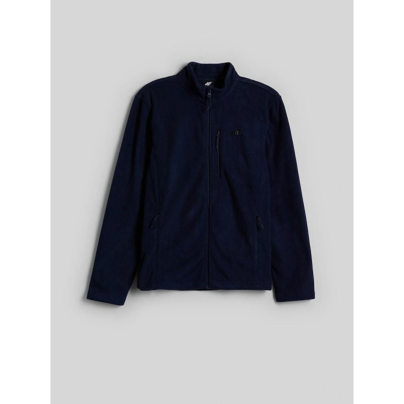 Regular men's fleece with stand-up collar 4F 4FRAW26TFLEM542-30S