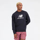 New Balance Essentials Stacked Logo Frenc M MT31538BK sweatshirt Clothing/Outdoor New Balance