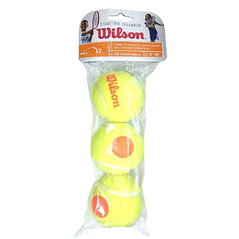 Tennis balls Wilson Starter Orange Junior 3 pcs Accessories/Balls/Tennis Your Sports Performance